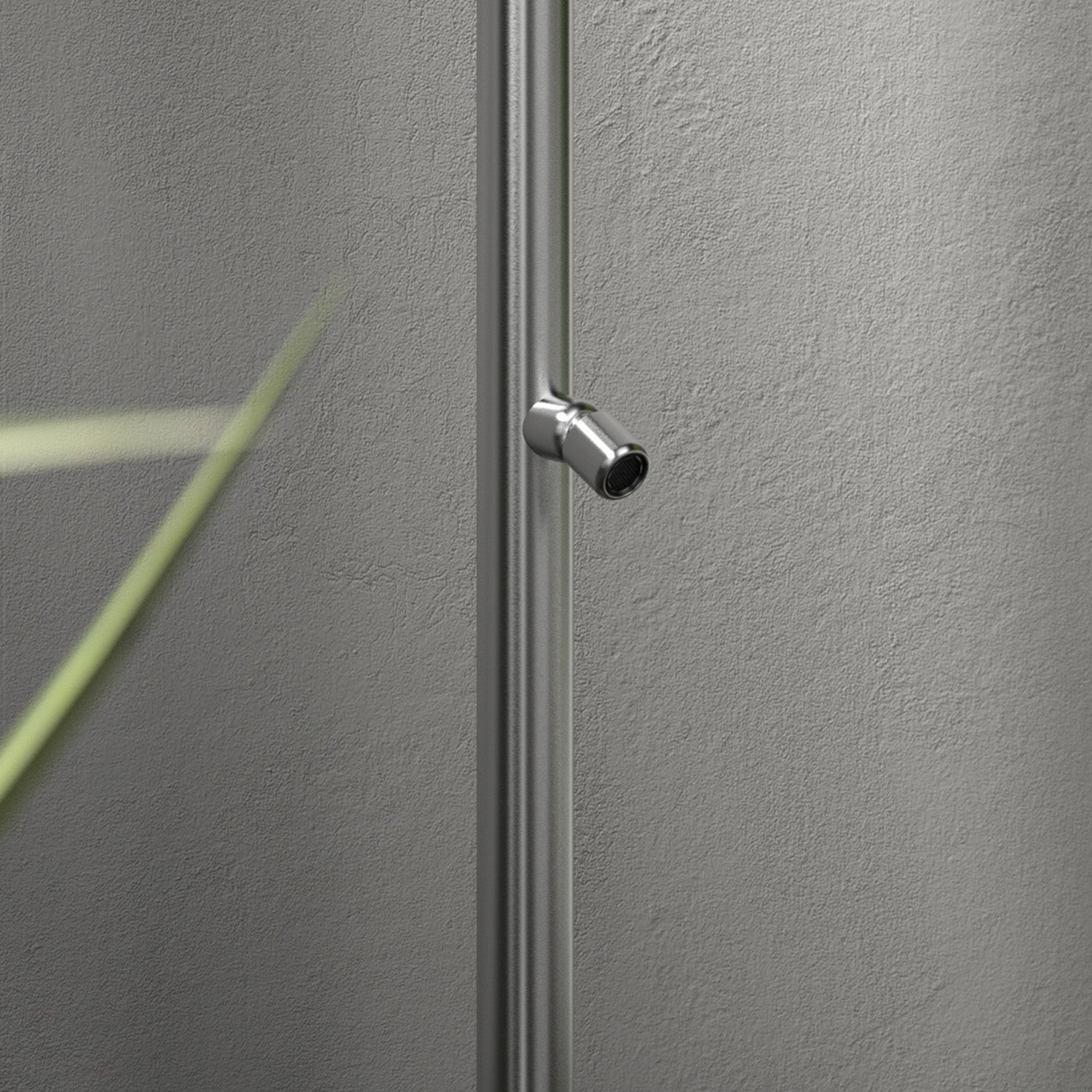 Sined Quartu Doccia Per Esterni In Acciaio 316l Con Soffione e Lavapiedi h 2289 Cm Inox Attacchi a Scomparsa Sulla Base