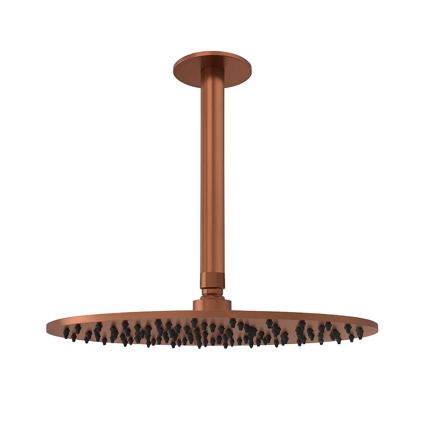 Kit Braccio Soffione Inox 30cm Soffitto