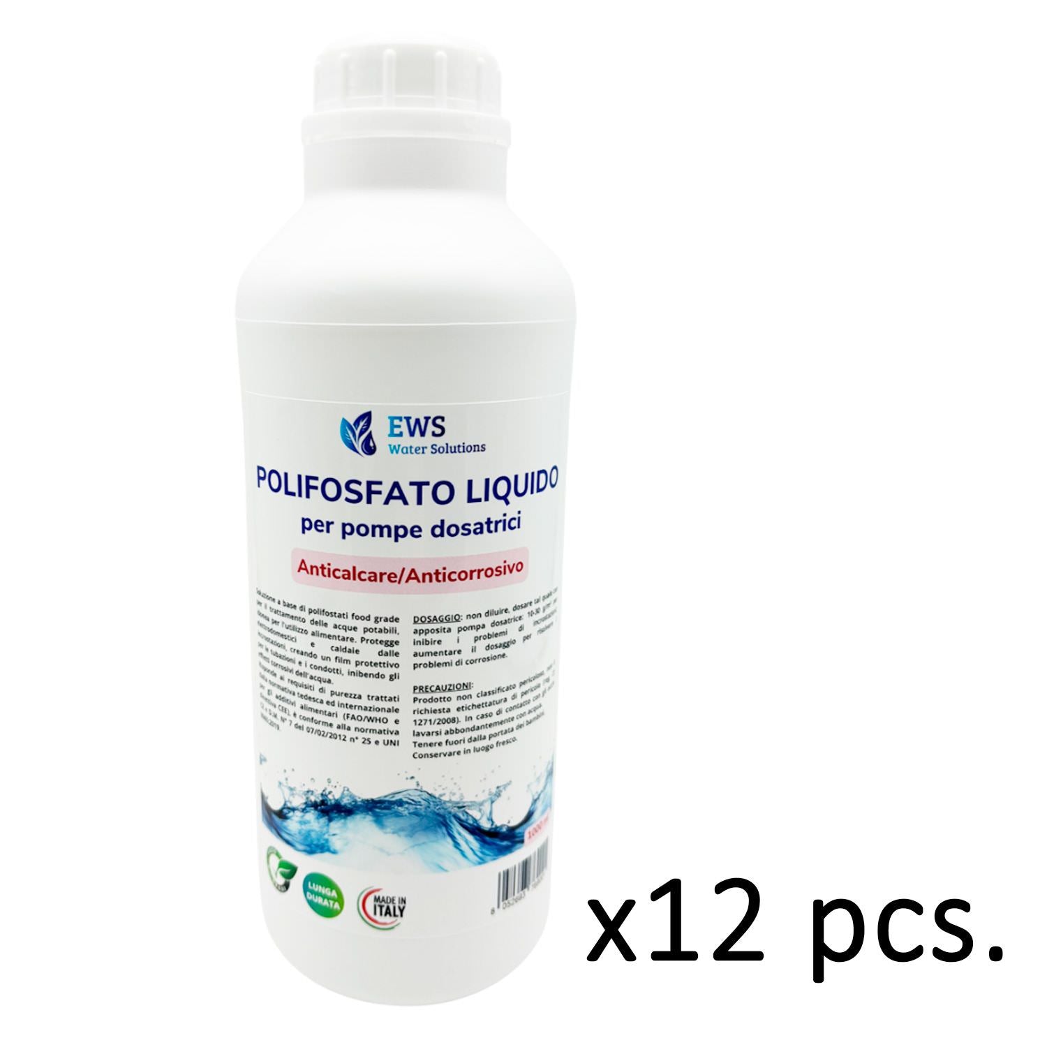 Ricarica polifosfati caldaie liquido 1kg