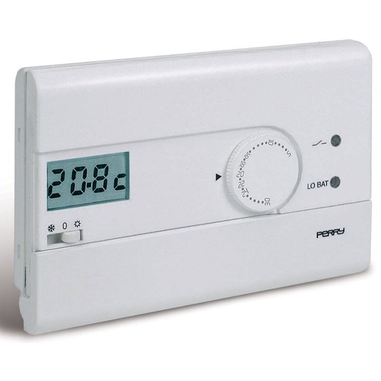 Termostato Per Parete Digitale Bianco