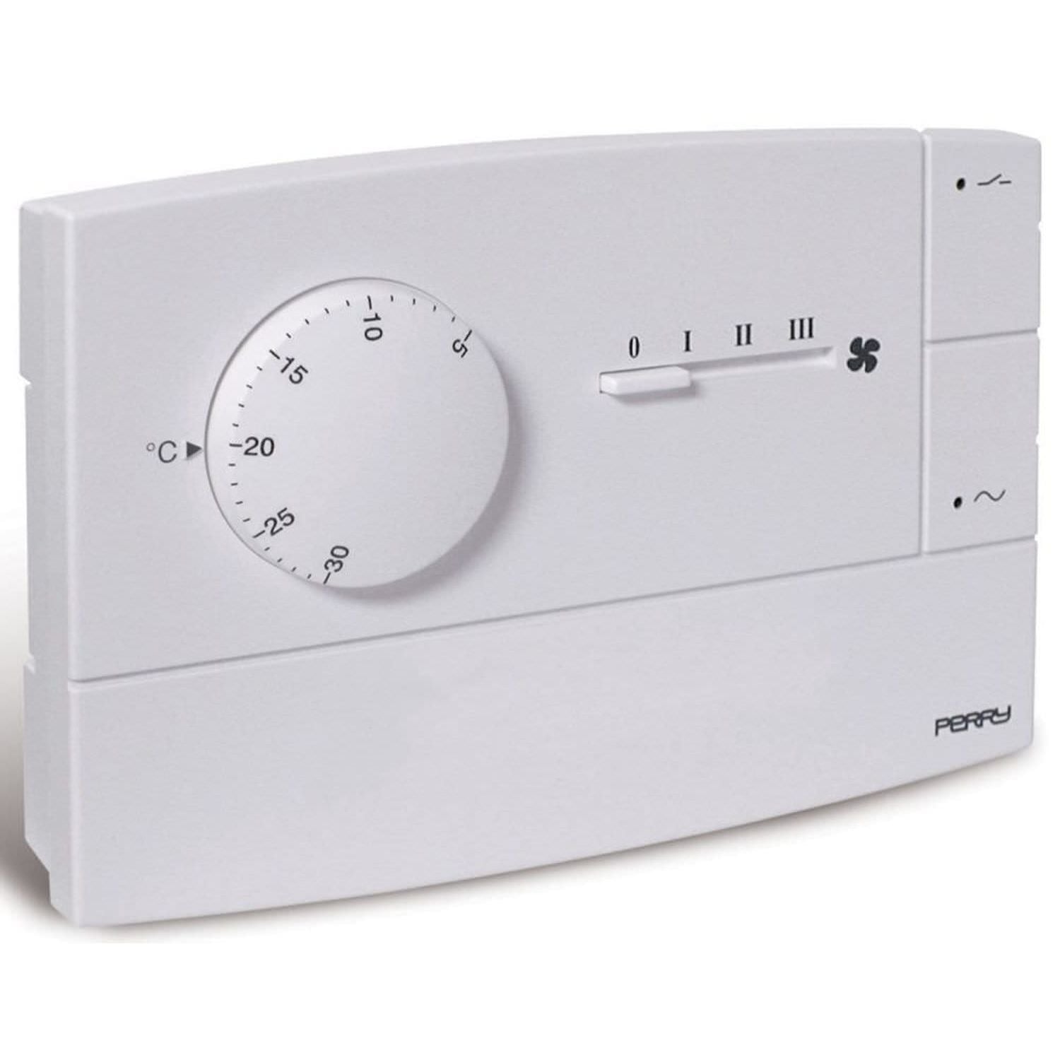 Termostato Per Fan Coil Da Parete Bianco