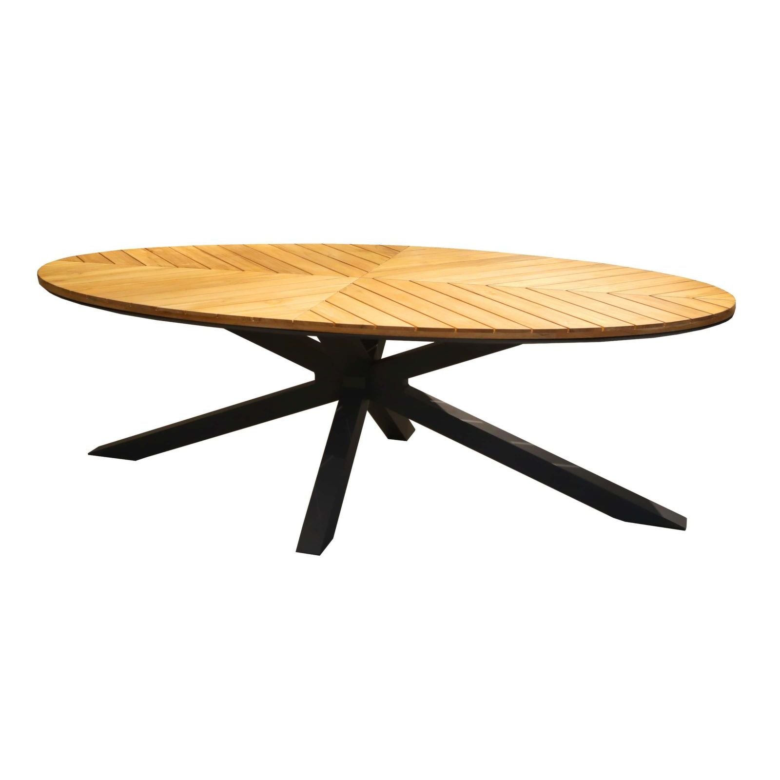 Tavolo da giardino Teck ovale 240x120
