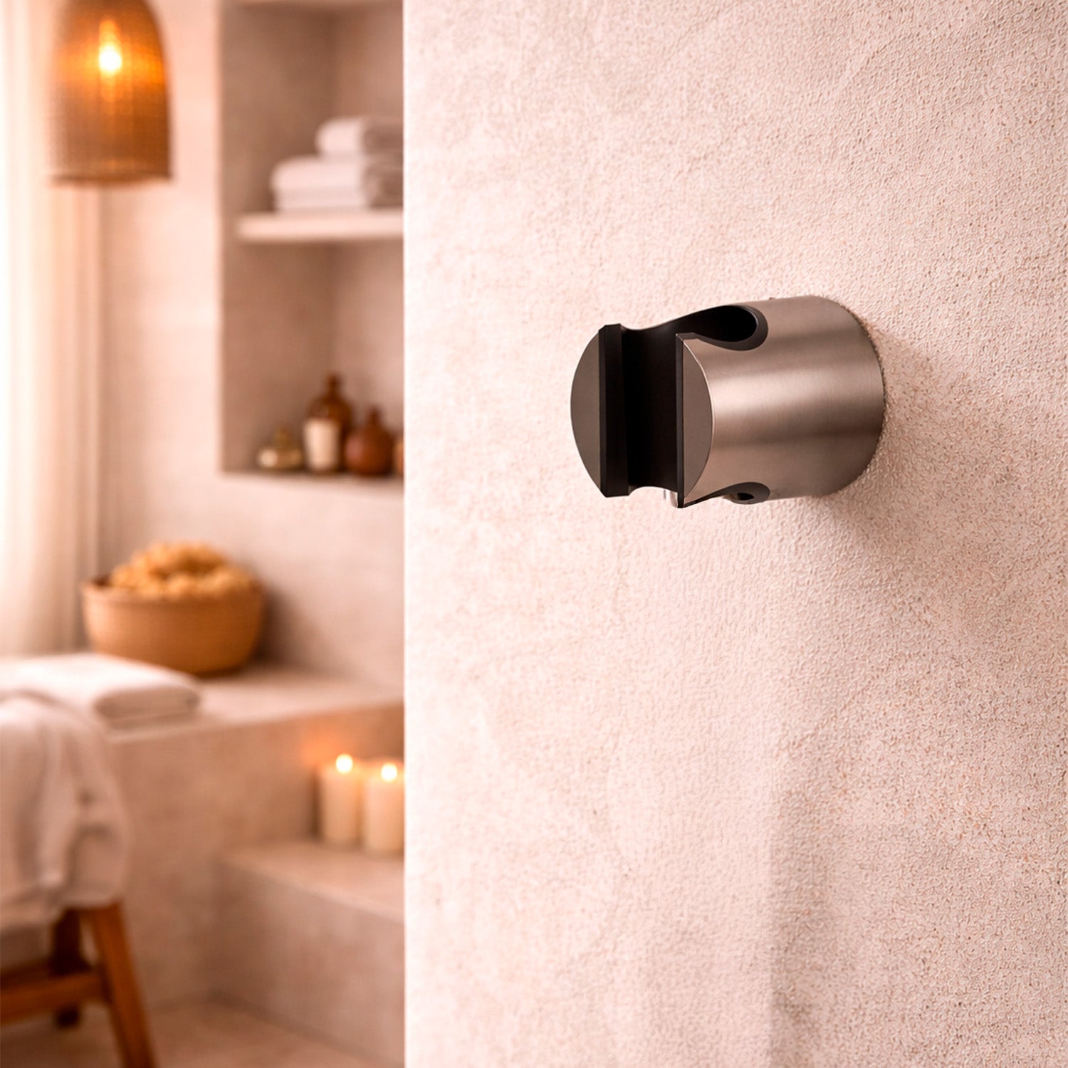 Attacco muro doccino Levante inox canna fucile eleganza e r