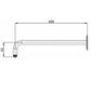 Braccio doccia parete Levante inox 316L canna fucile