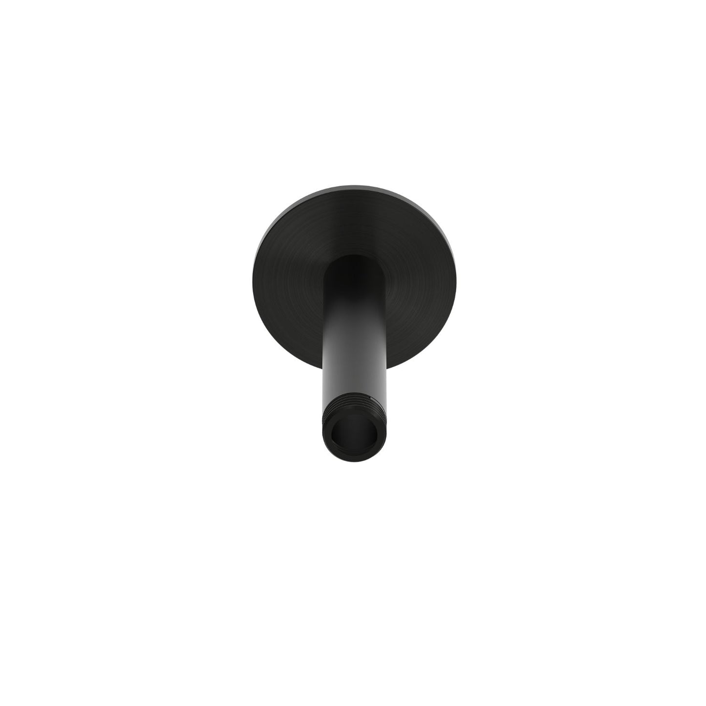 Braccio doccia soffitto Levante corto nero eleganza e resis