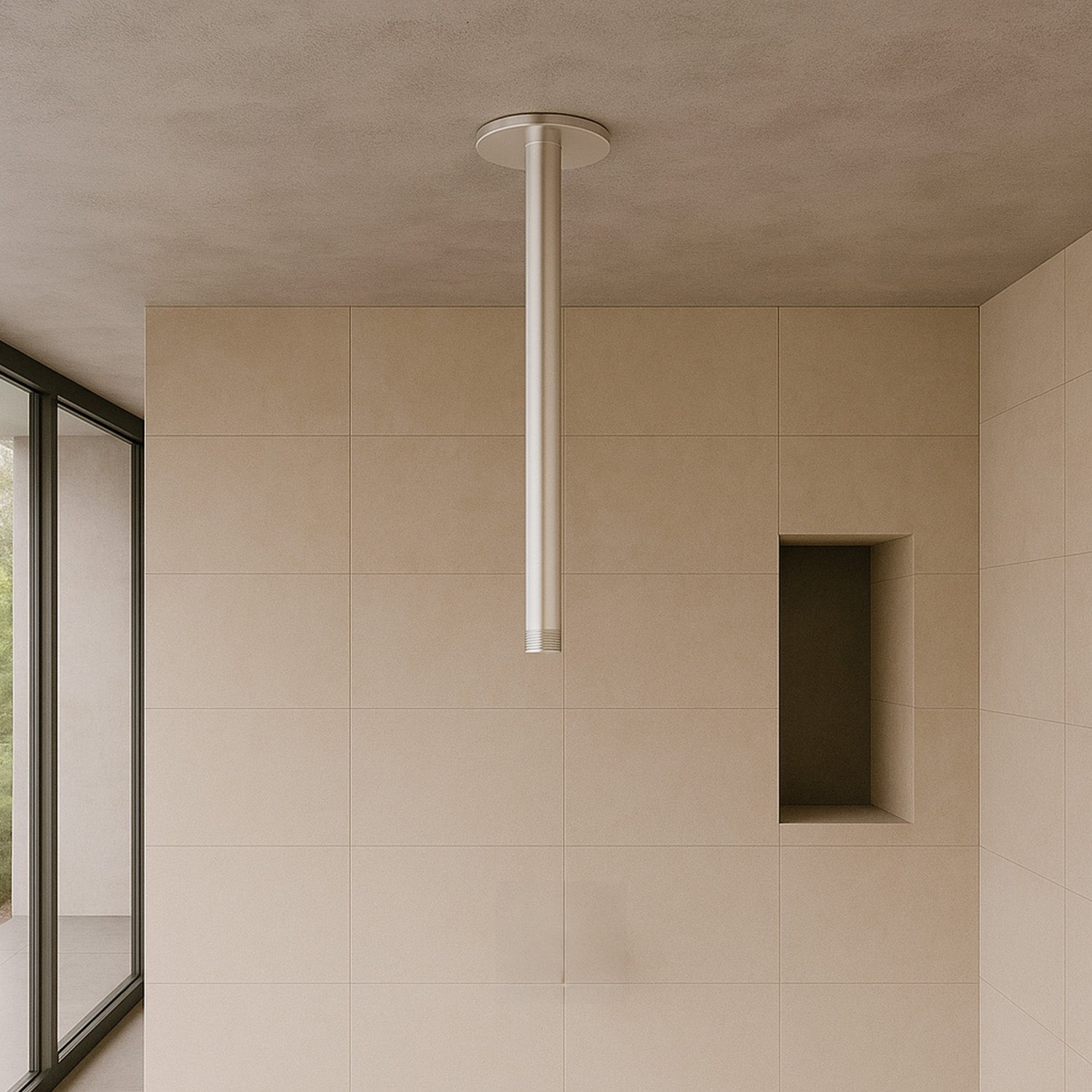 Braccio doccia soffitto inox eleganza e resistenza acquista ora