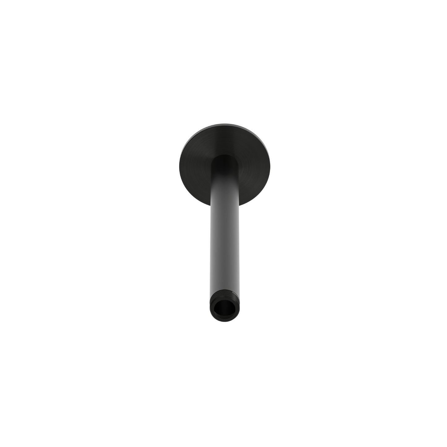 Braccio doccia soffitto Levante lungo nero eleganza e durat