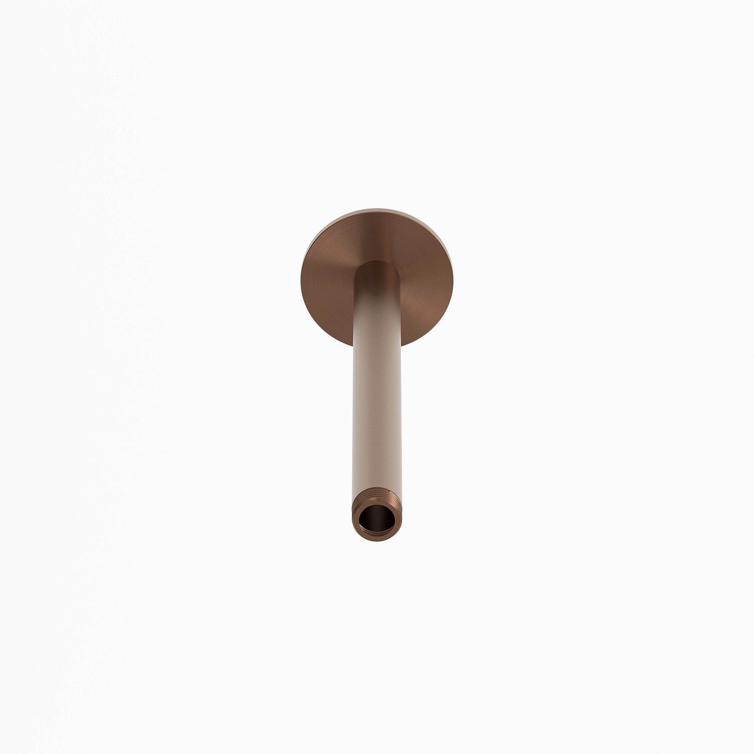 Braccio doccia soffitto inox oro rosa eleganza e resistenza