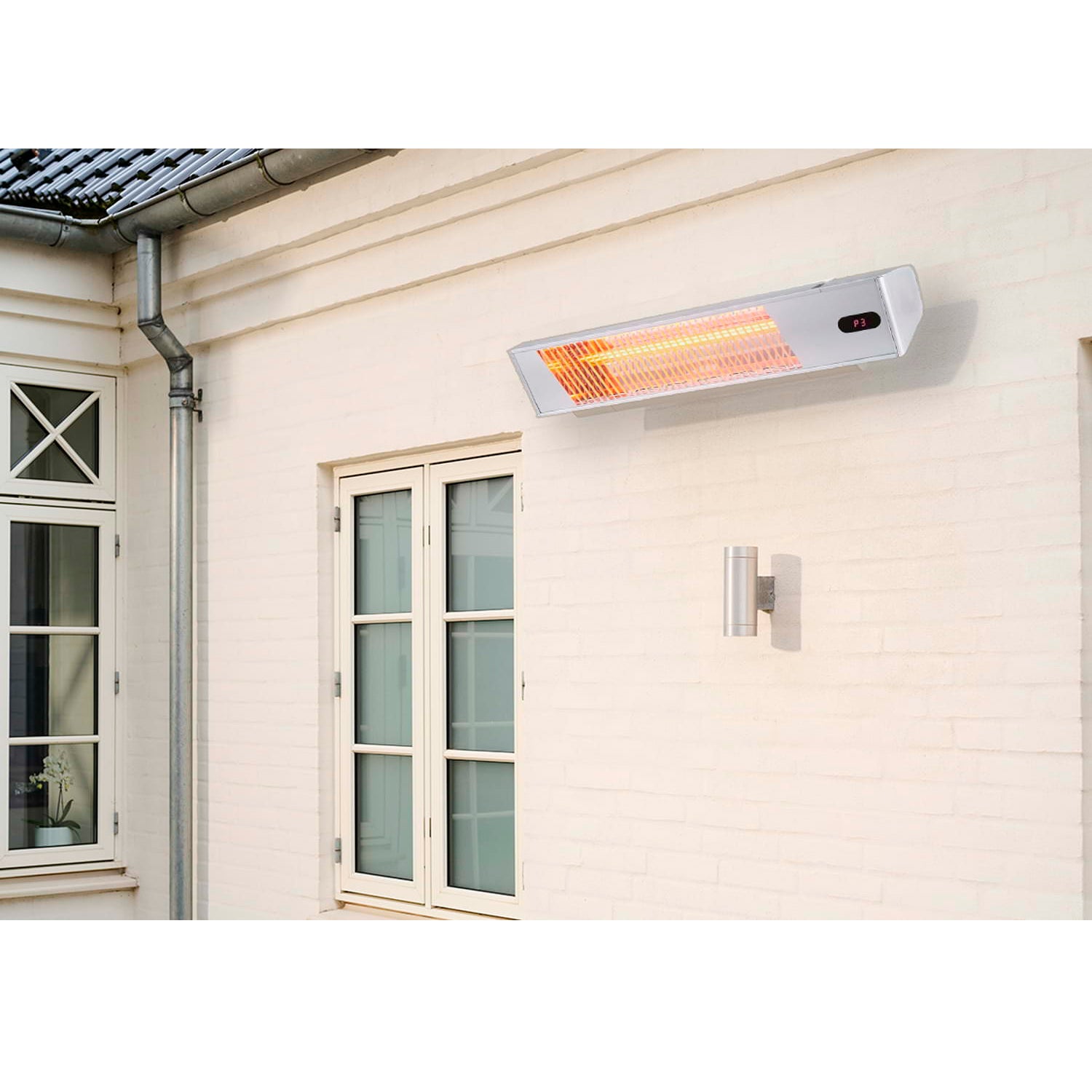 Stufa a Infrarossi Da Esterno Sined Caldoirainox2000 Eleganza Potenza e Comfort Immediato