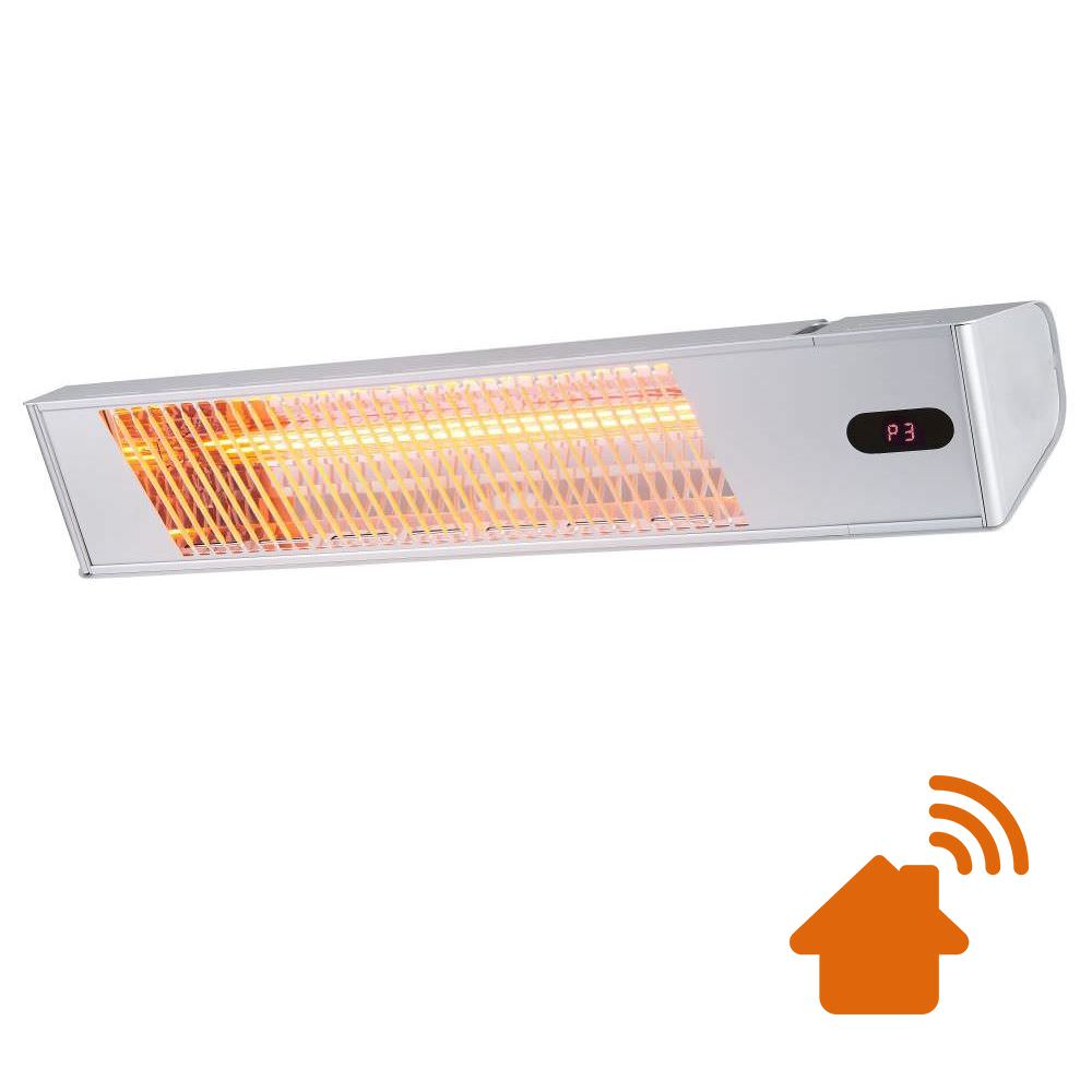 Lampada Riscaldante Wifi Da Esterno Sined Caldoirainox2000wi