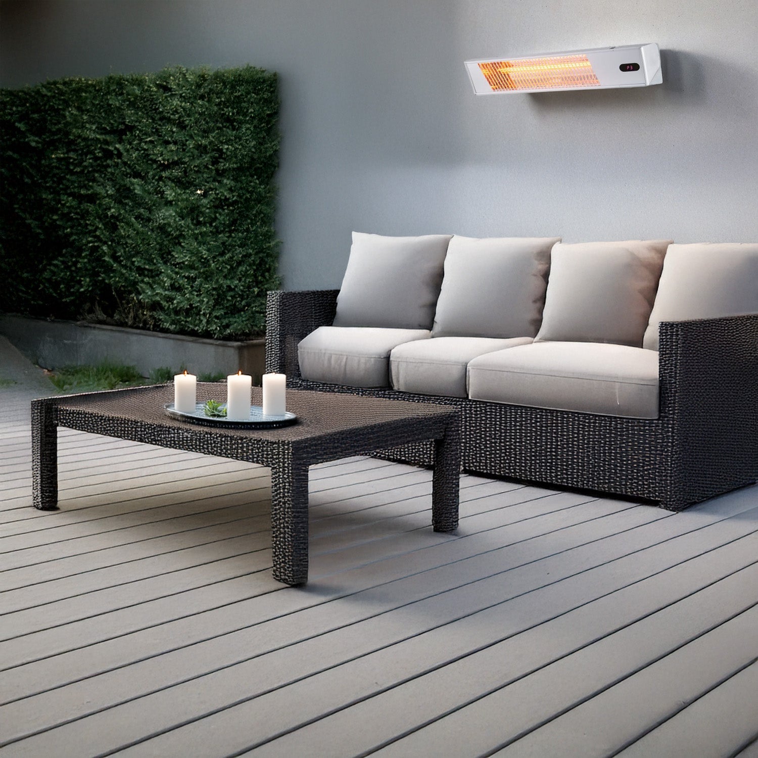 Stufa a Infrarossi Da Esterno Sined Caldoirainox2000 Eleganza Potenza e Comfort Immediato