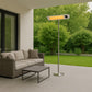 Piantana Infrarossi 2000w Per Esterno Con Design Elegante e Resistente