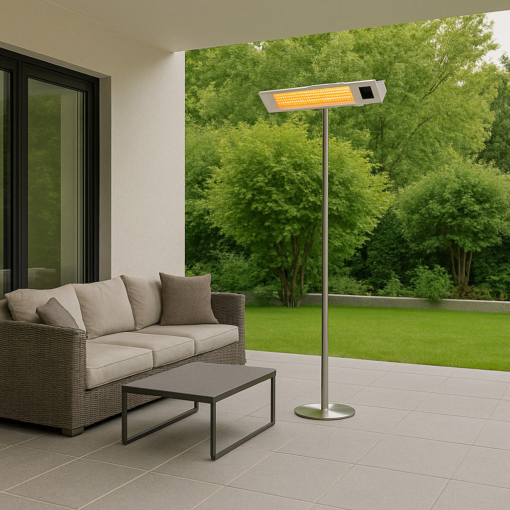 Piantana Infrarossi 2000w Per Esterno Con Design Elegante e Resistente