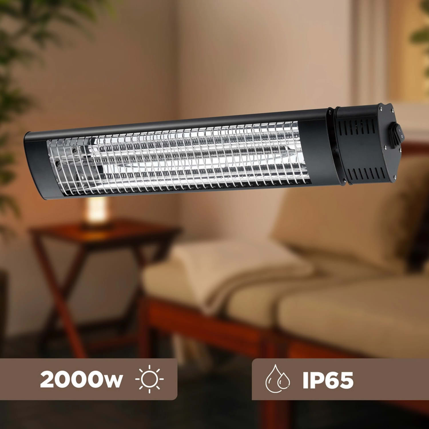 Riscaldatore a Infrarossi Sined Caldoirbnero2000 Eleganza e