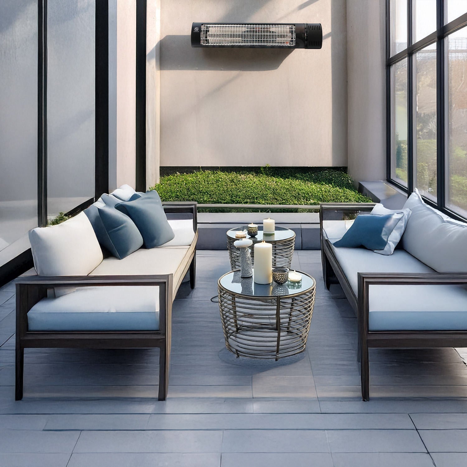 Riscaldatore a Infrarossi Sined Caldoirbnero2000 Eleganza e