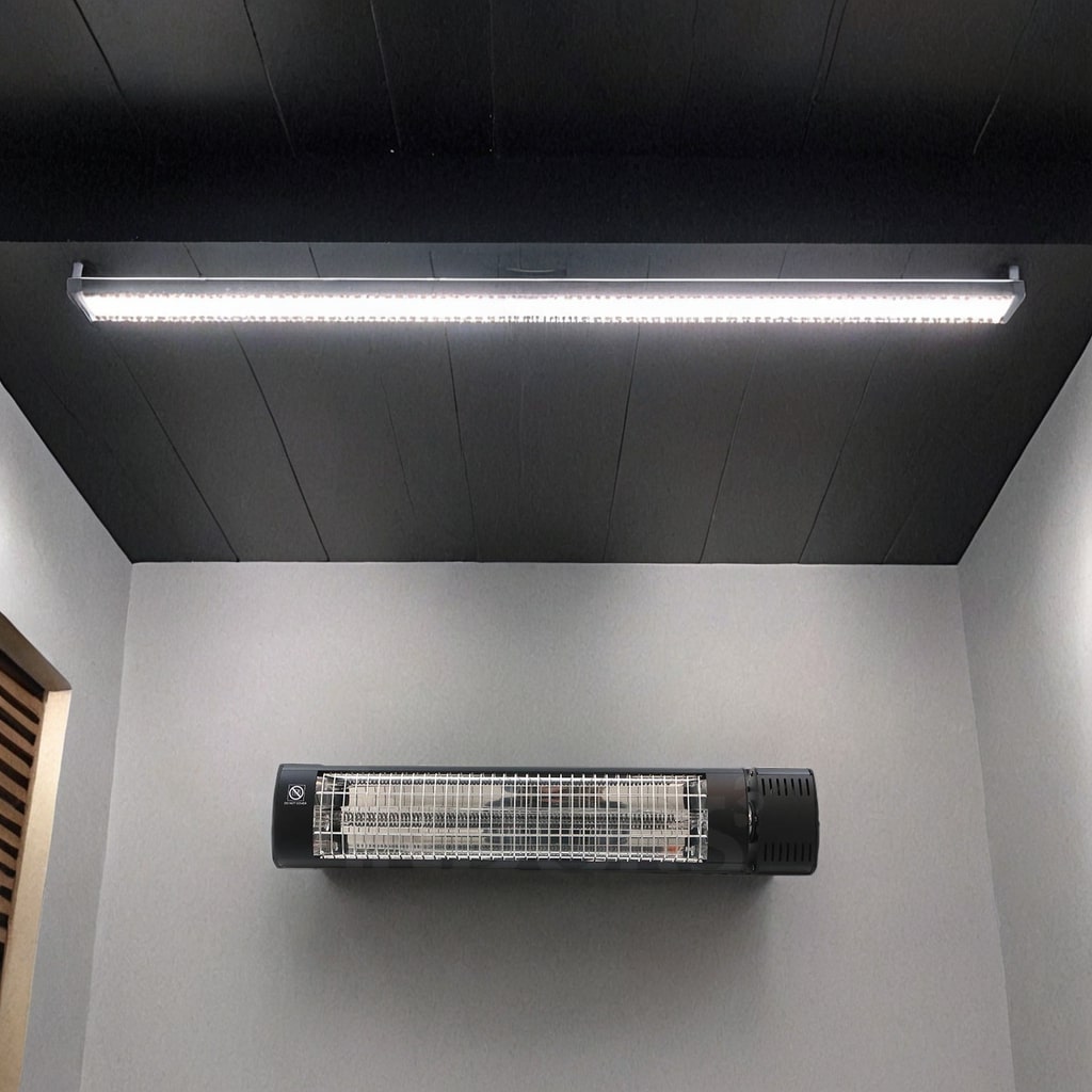 Riscaldatore a Infrarossi Sined Caldoirbnero2000 Eleganza e