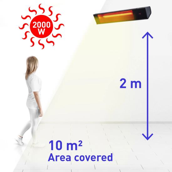 Riscaldatore Infrarossi Wifi Sined Eleganza e Comfort Immediato