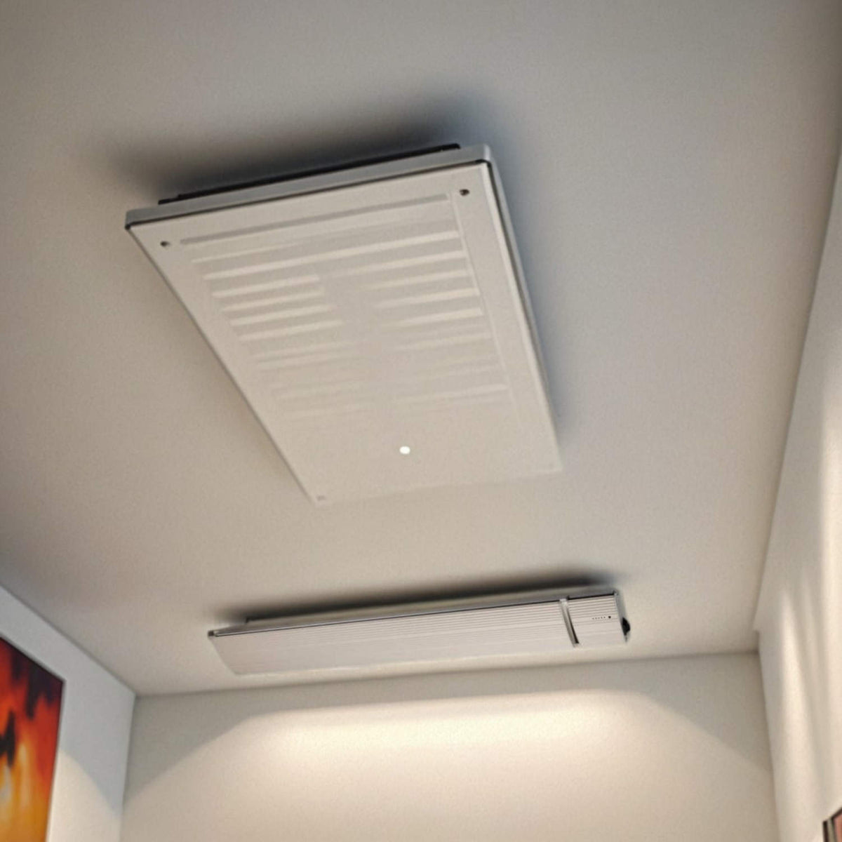 Radiatore a Infrarossi Da Parete Sined Calorebianco2400 Eleg