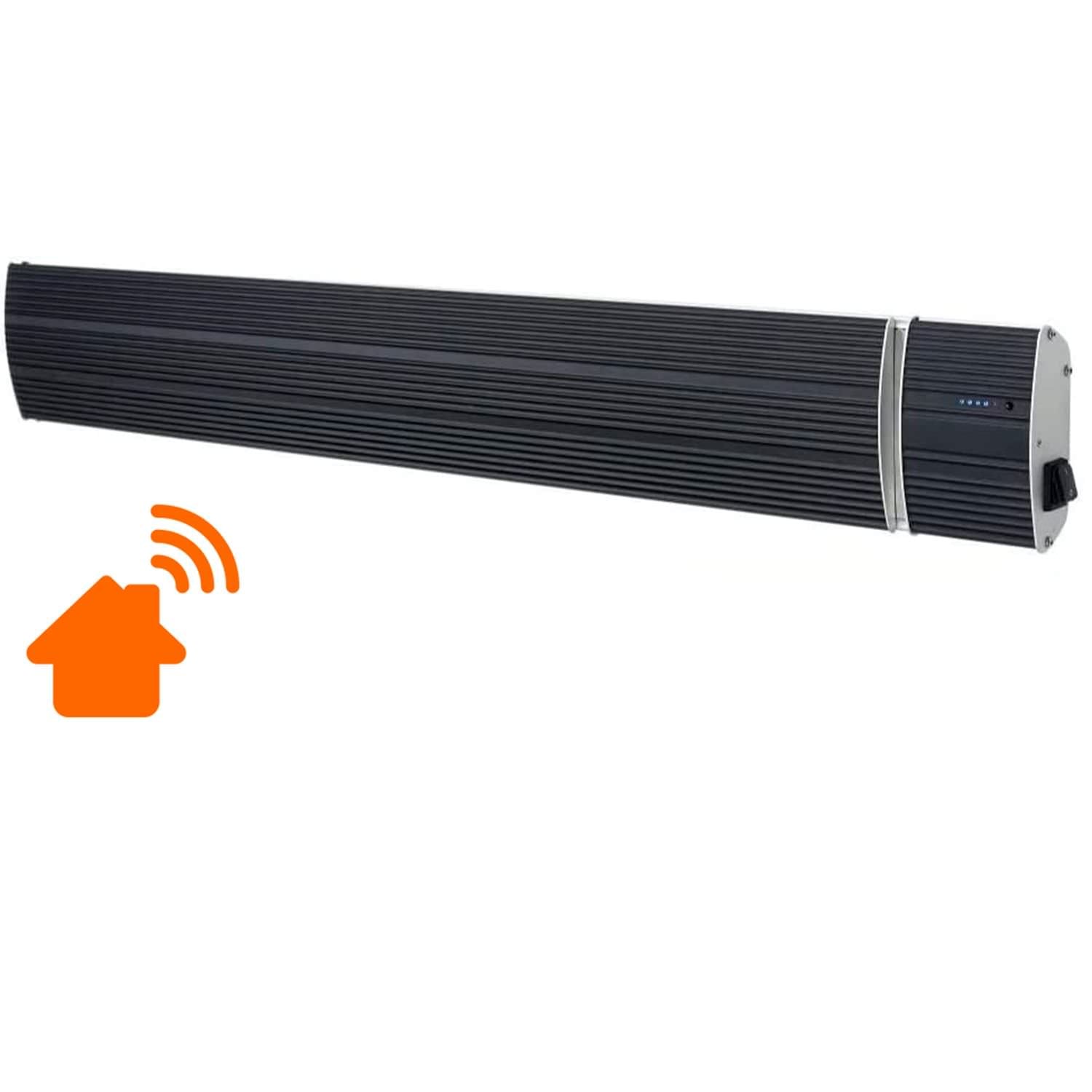 Riscaldatore Wifi Infrarossi Nero 1500w Per Esterni Elegante e Resistente