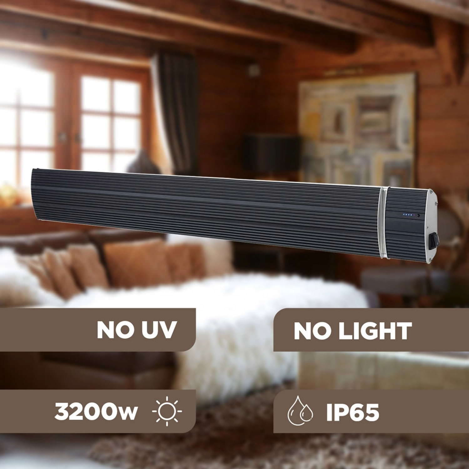 Riscaldatore Infrarossi Sined Calorenero3200 Design Elegante Materiali Di Alta Qualita Riscaldamento Efficiente Per Esterni Acquista Ora Con Spedizione Veloce e Garanzia Postvendita