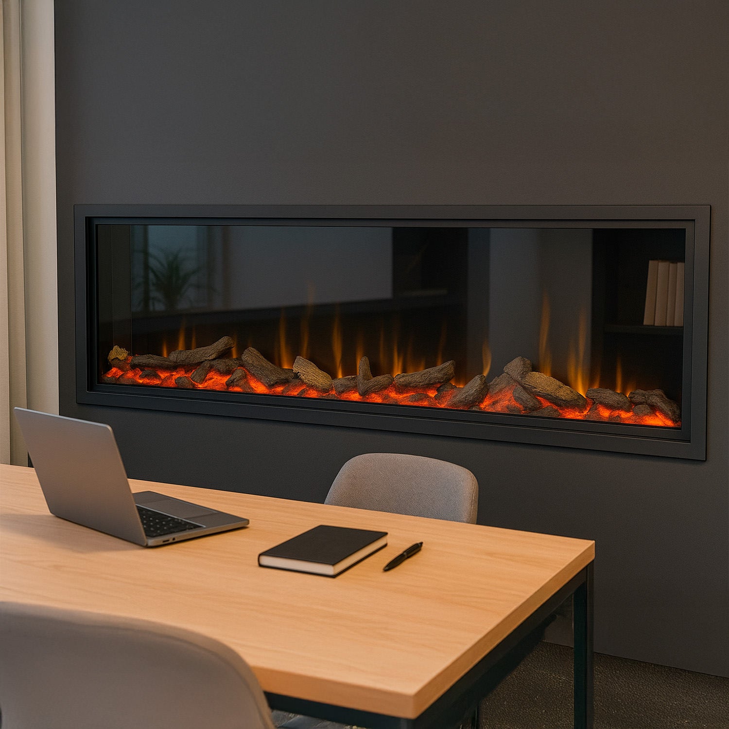 Caminetto Lasa Sined 150 eleganza e tecnologia olografica