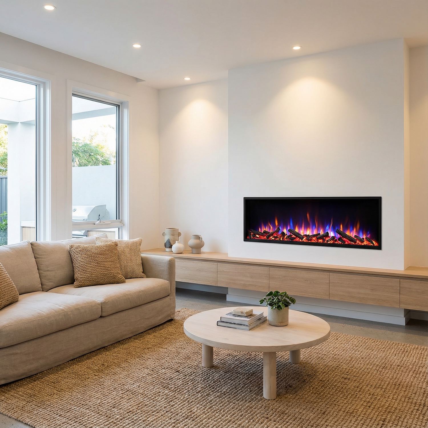 Caminetto Lasa Sined 150 eleganza e tecnologia olografica