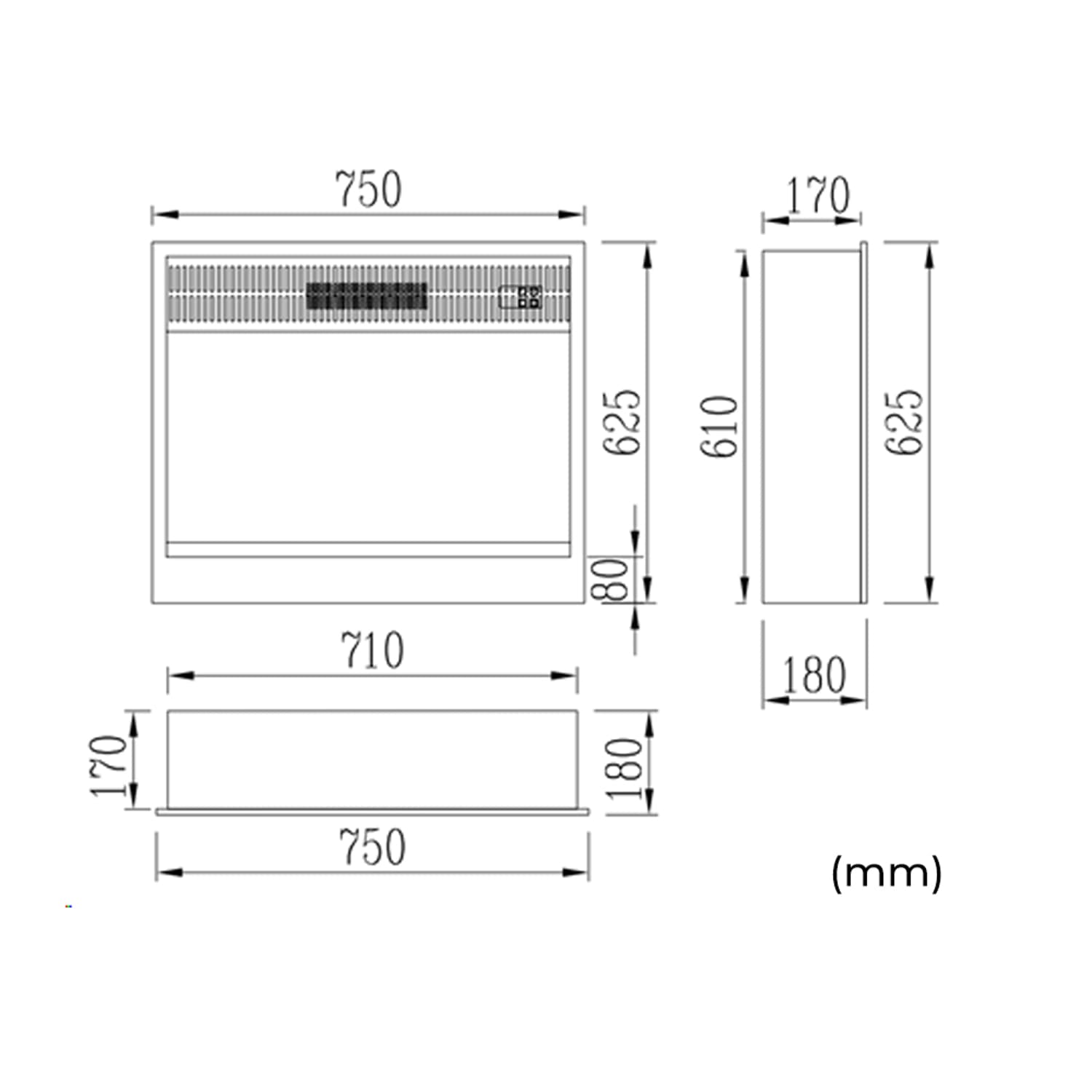 Inserto Caminetto Elettrico Panarea Eleganza e Calore