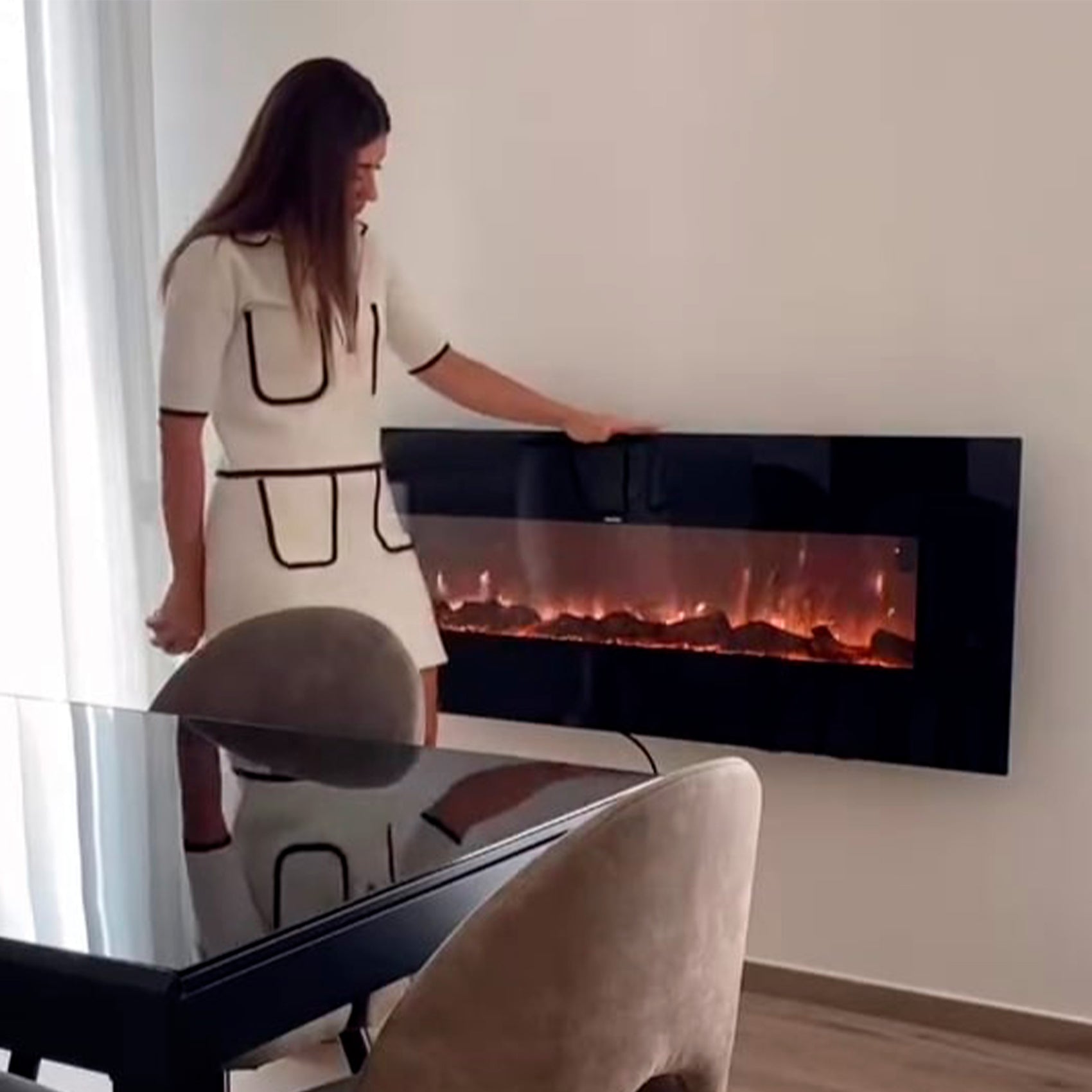 Caminetto Elettrico Aprica Design Elegante Riscaldamento Efficiente Acquisto Sicuro