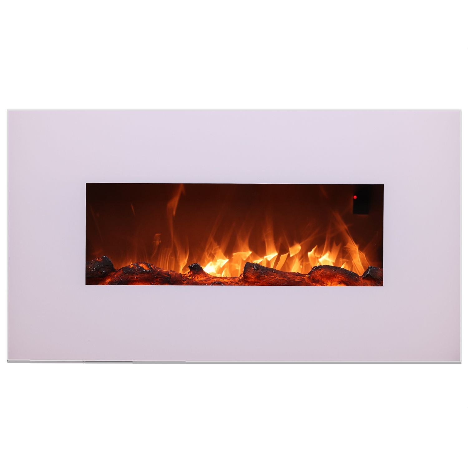 Caminetto Elettrico Bianco Da Parete Sined Monte Bianco 98 Cm