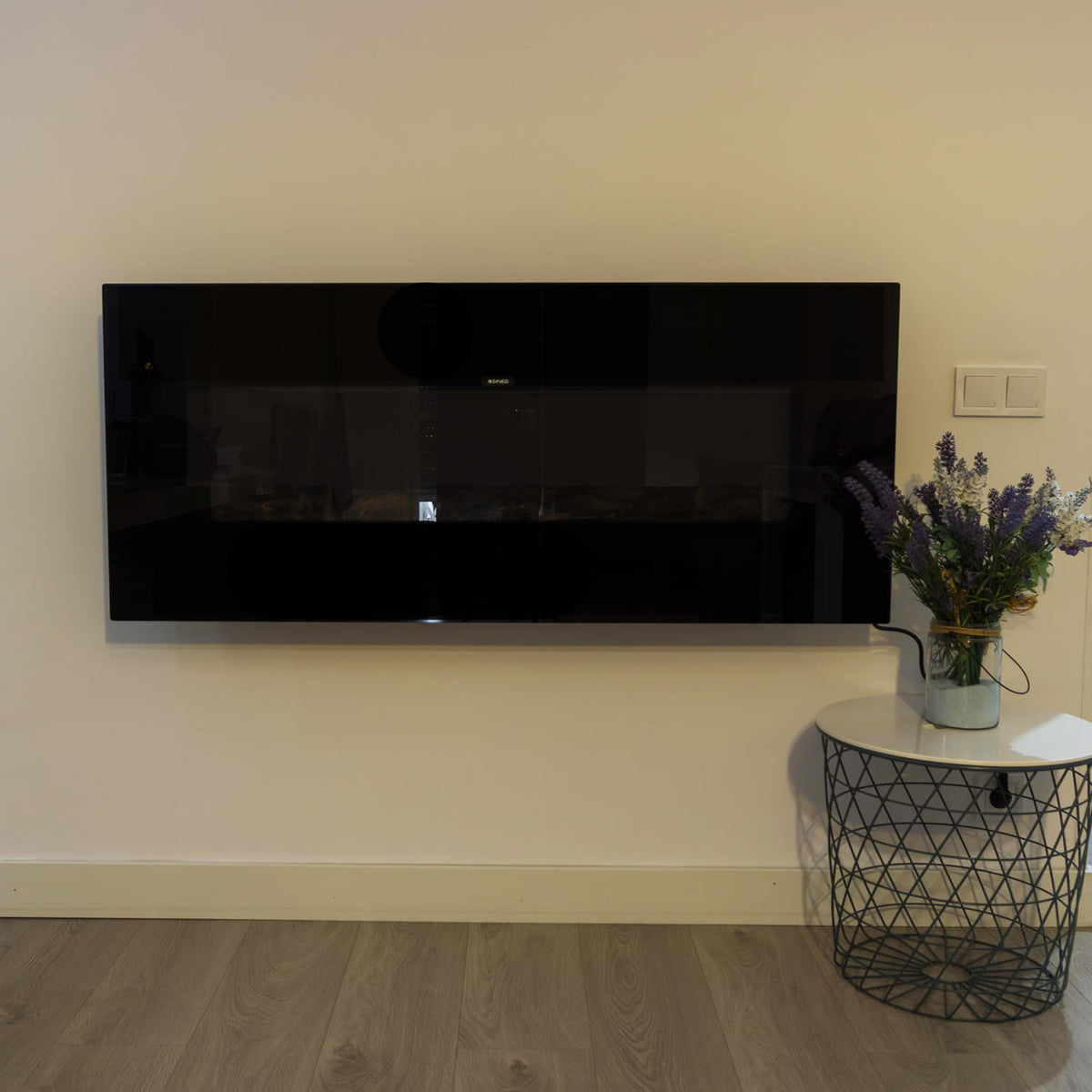 Caminetto Elettrico Sined Stelvio 128 Cm Eleganza e Calore P