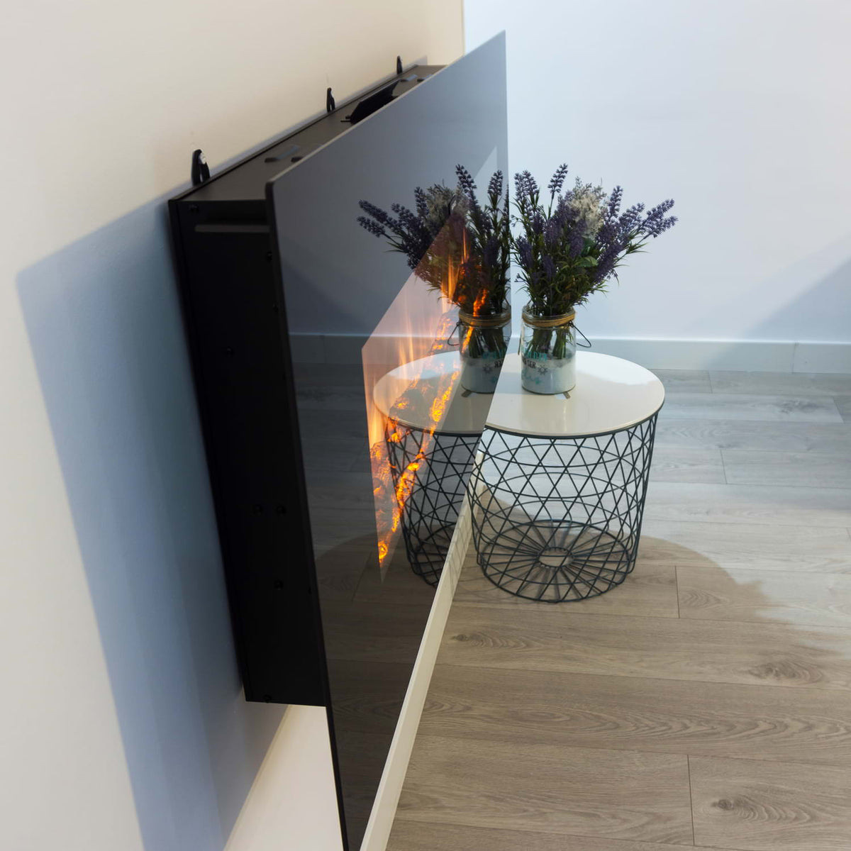 Caminetto Elettrico Sined Stelvio 128 Cm Eleganza e Calore P