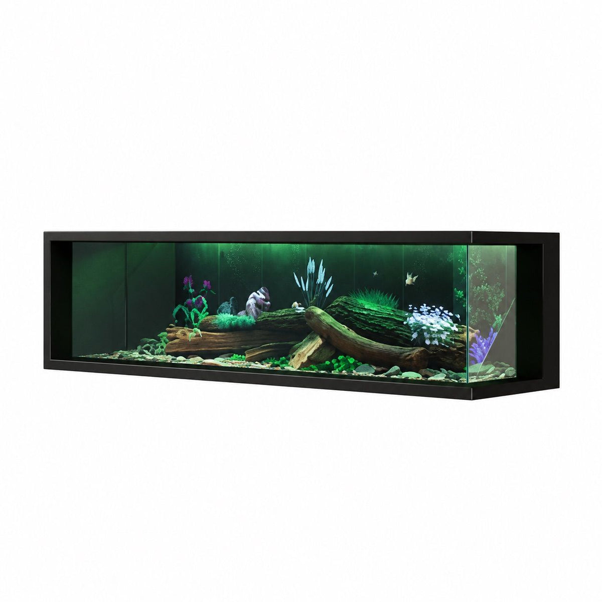 Caminetto olografico angolare SX 140 cm Design premium