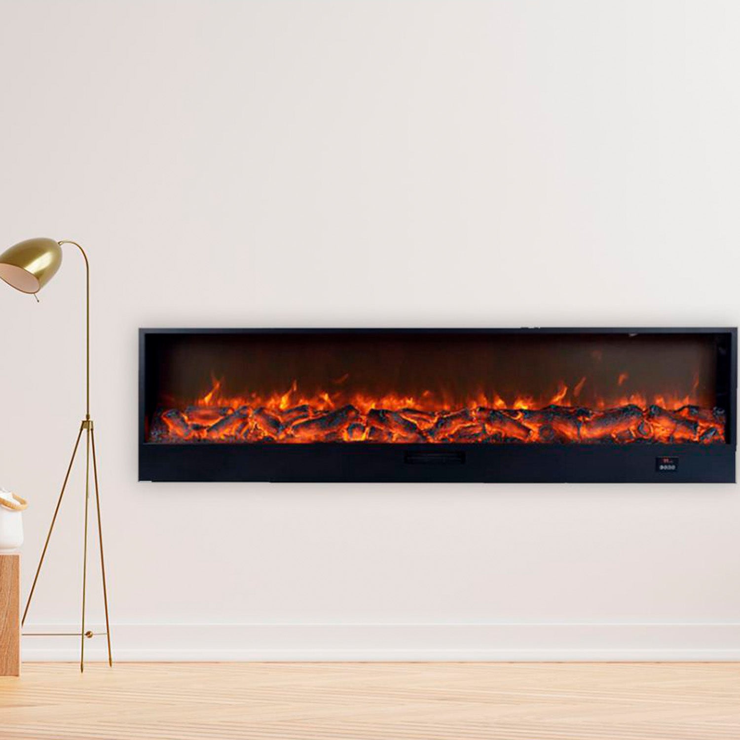 Caminetto Elettrico Vesuvio 200 Cm Eleganza e Calore Per Il Tuo Spazio