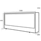 Caminetto Elettrico Vulture 150cm Eleganza e Comfort Per Il Tuo Spazio