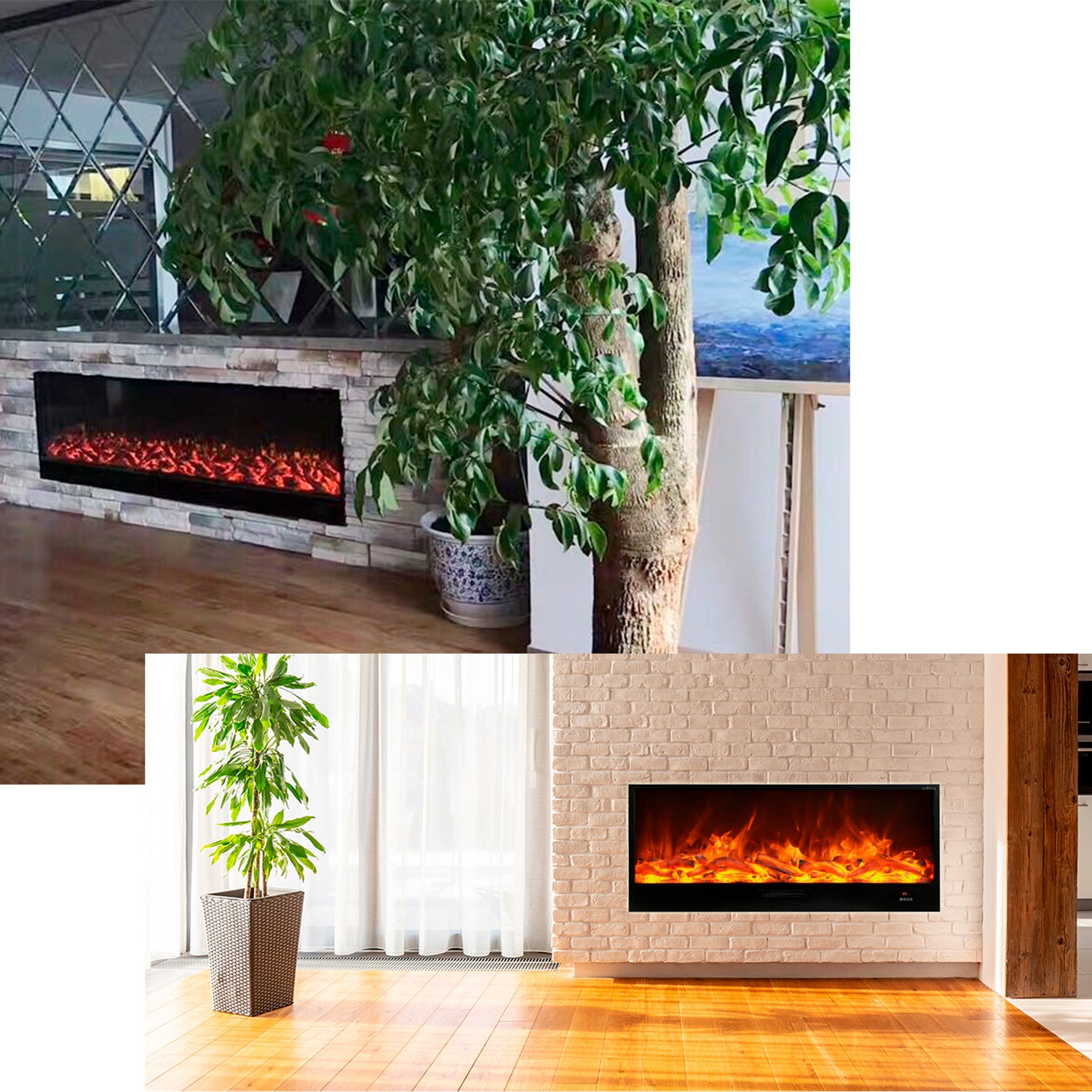 Caminetto Elettrico Vulture 150cm Eleganza e Comfort Per Il Tuo Spazio