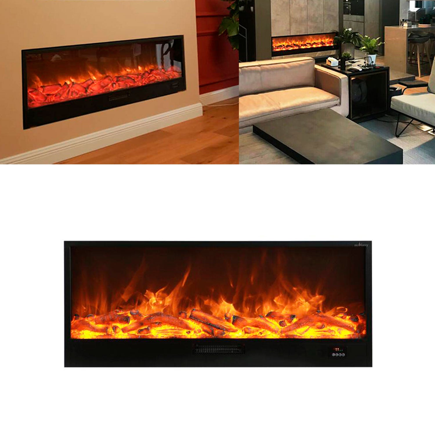 Caminetto Elettrico Vulture 150cm Eleganza e Comfort Per Il Tuo Spazio