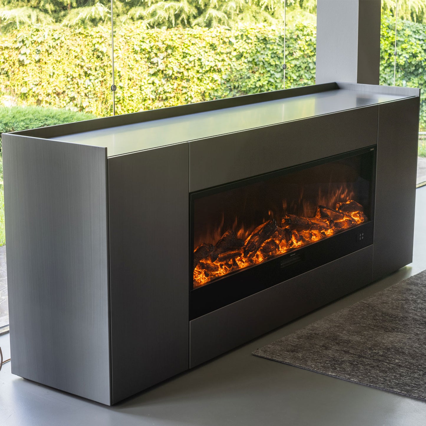 Caminetto Elettrico Vulture 150cm Eleganza e Comfort Per Il Tuo Spazio