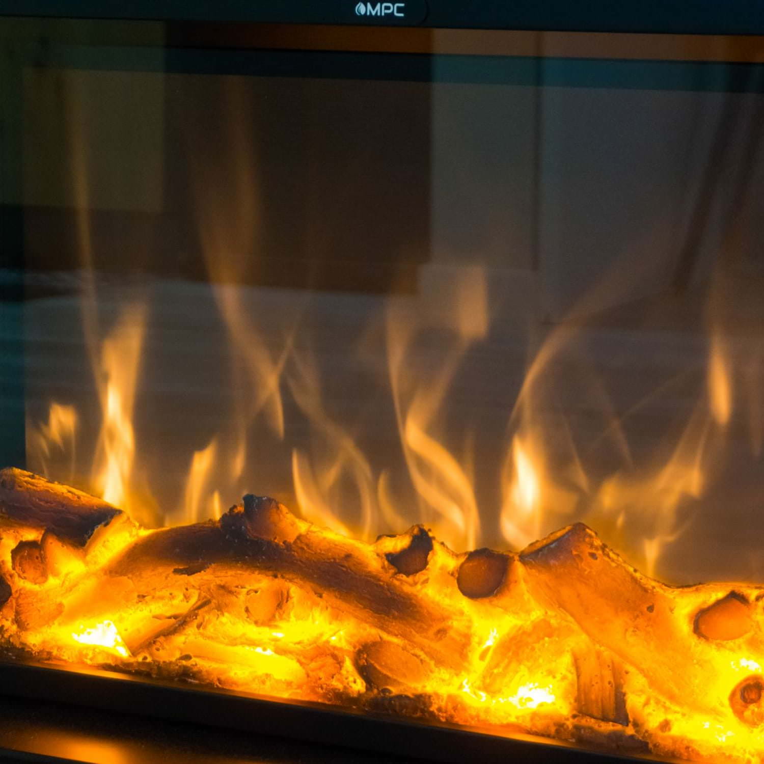 Caminetto Elettrico Bianco Crema Eleganza e Calore Per La Tua Casa