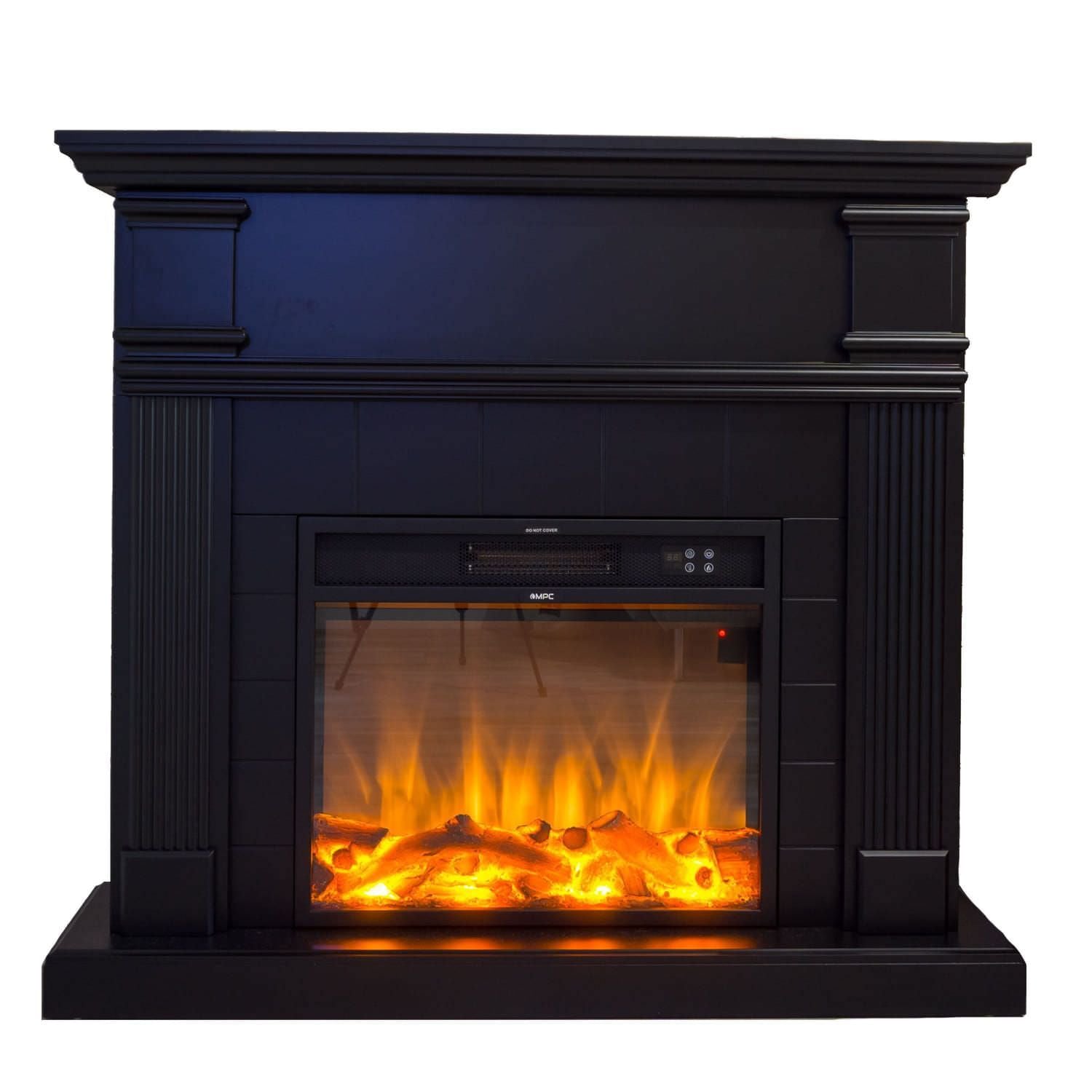 Caminetto Elettrico Nero Elegante Per Casa e Ufficio