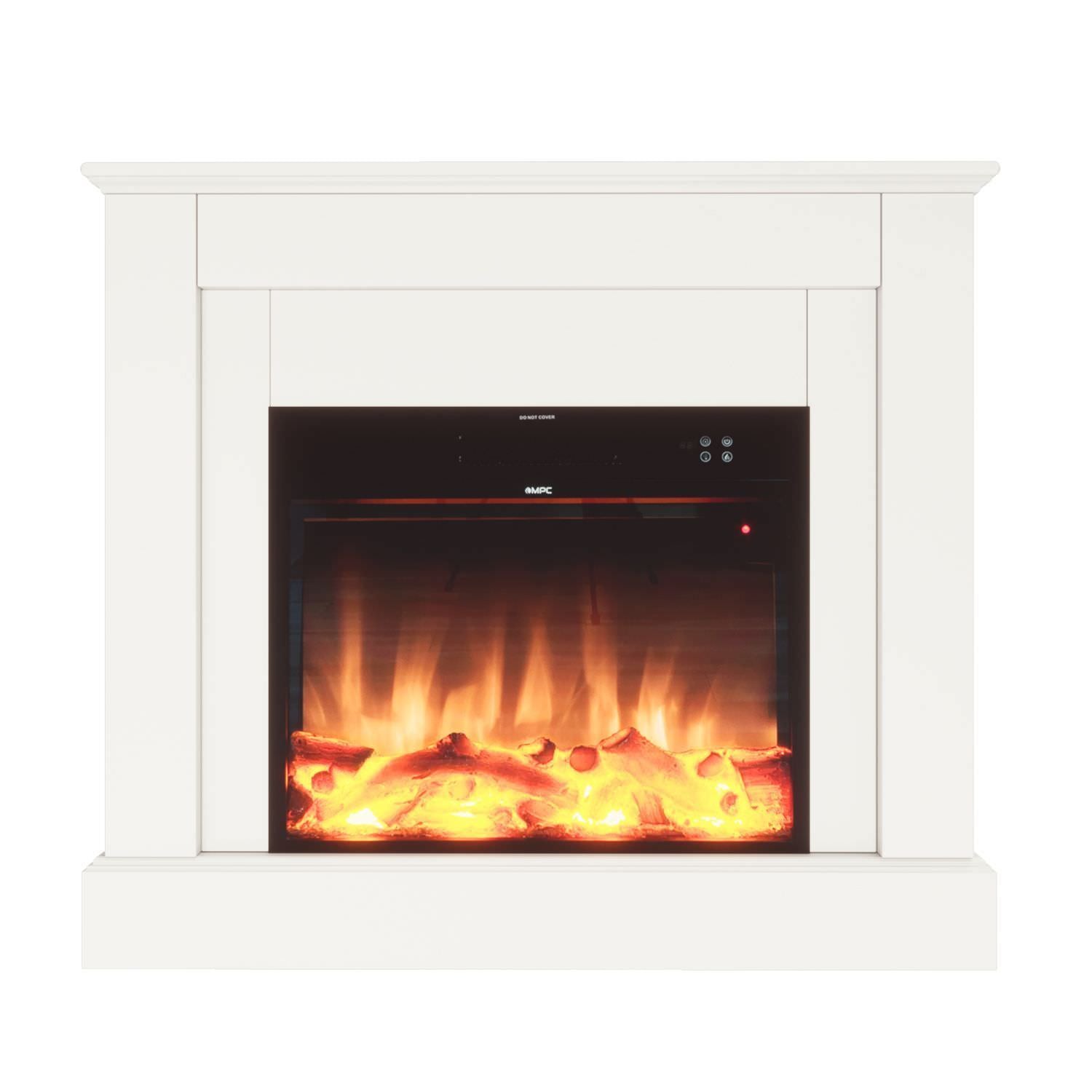 Caminetto Elettrico Mpc Camillo Bianco 60 Cm Eleganza e Funzionalita