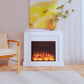 Caminetto Elettrico Mpc Camillo Bianco 60 Cm Eleganza e Funzionalita