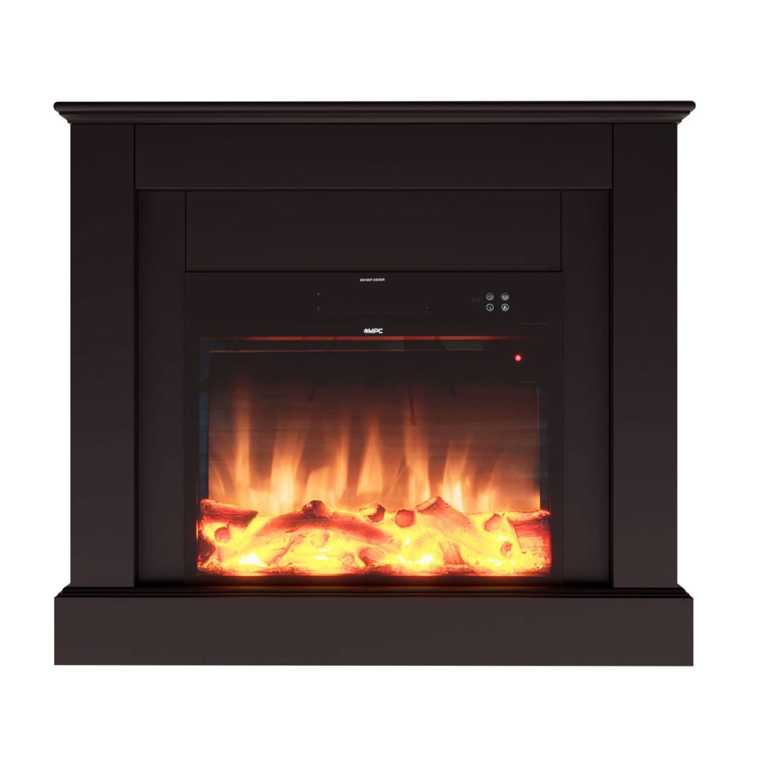 Caminetto Elettrico Camillo Nero Eleganza e Calore In Ogni Ambiente