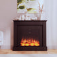 Caminetto Elettrico Camillo Nero Eleganza e Calore In Ogni Ambiente