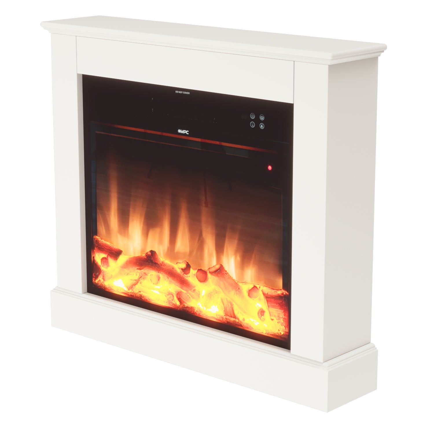 Caminetto Elettrico Camillo Xxl Bianco Eleganza e Funzionalita
