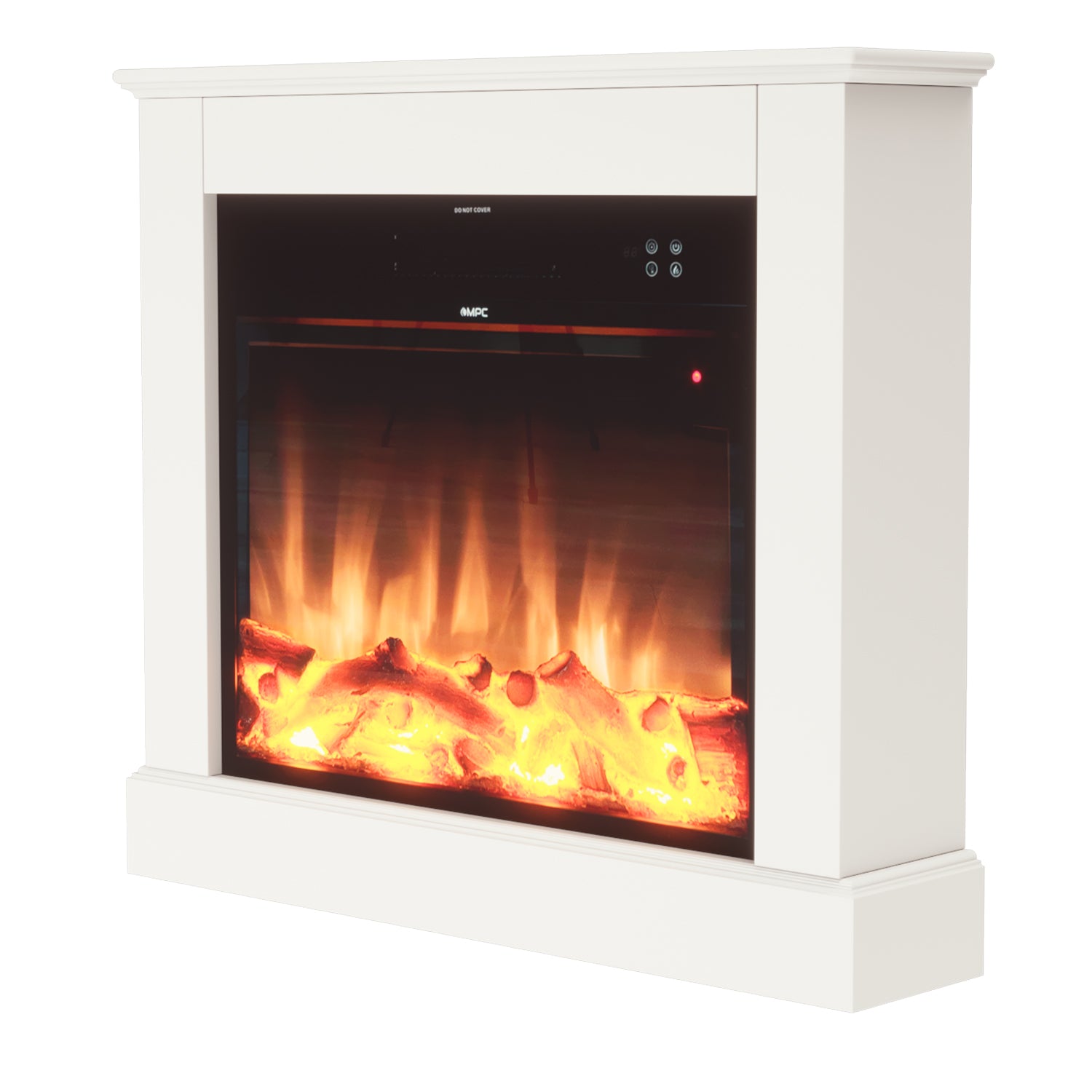 Caminetto Elettrico Camillo Xxl Bianco Eleganza e Funzionalita