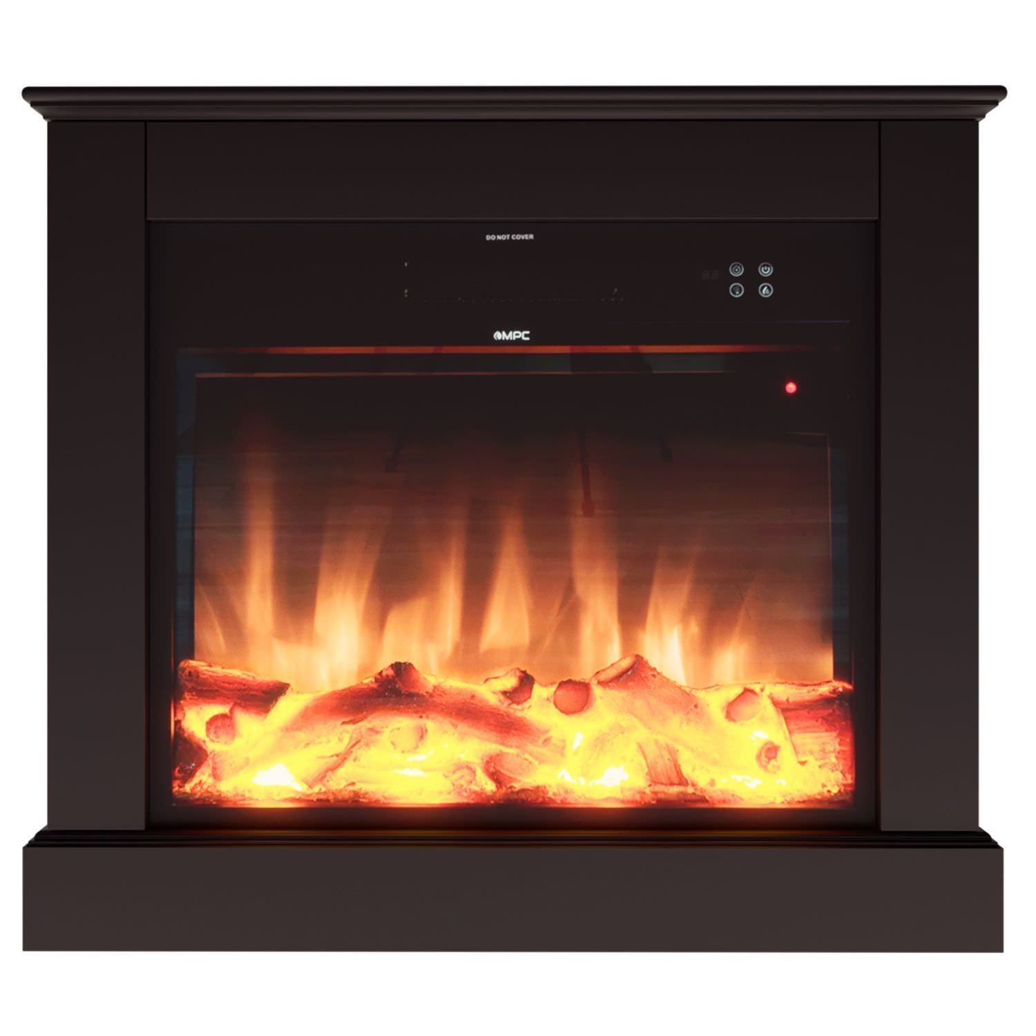 Caminetto Elettrico Camillo Xxl Nero Eleganza e Calore Per La Tua Casa
