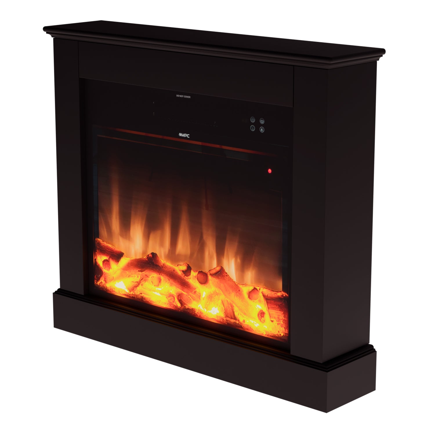 Caminetto Elettrico Camillo Xxl Nero Eleganza e Calore Per La Tua Casa