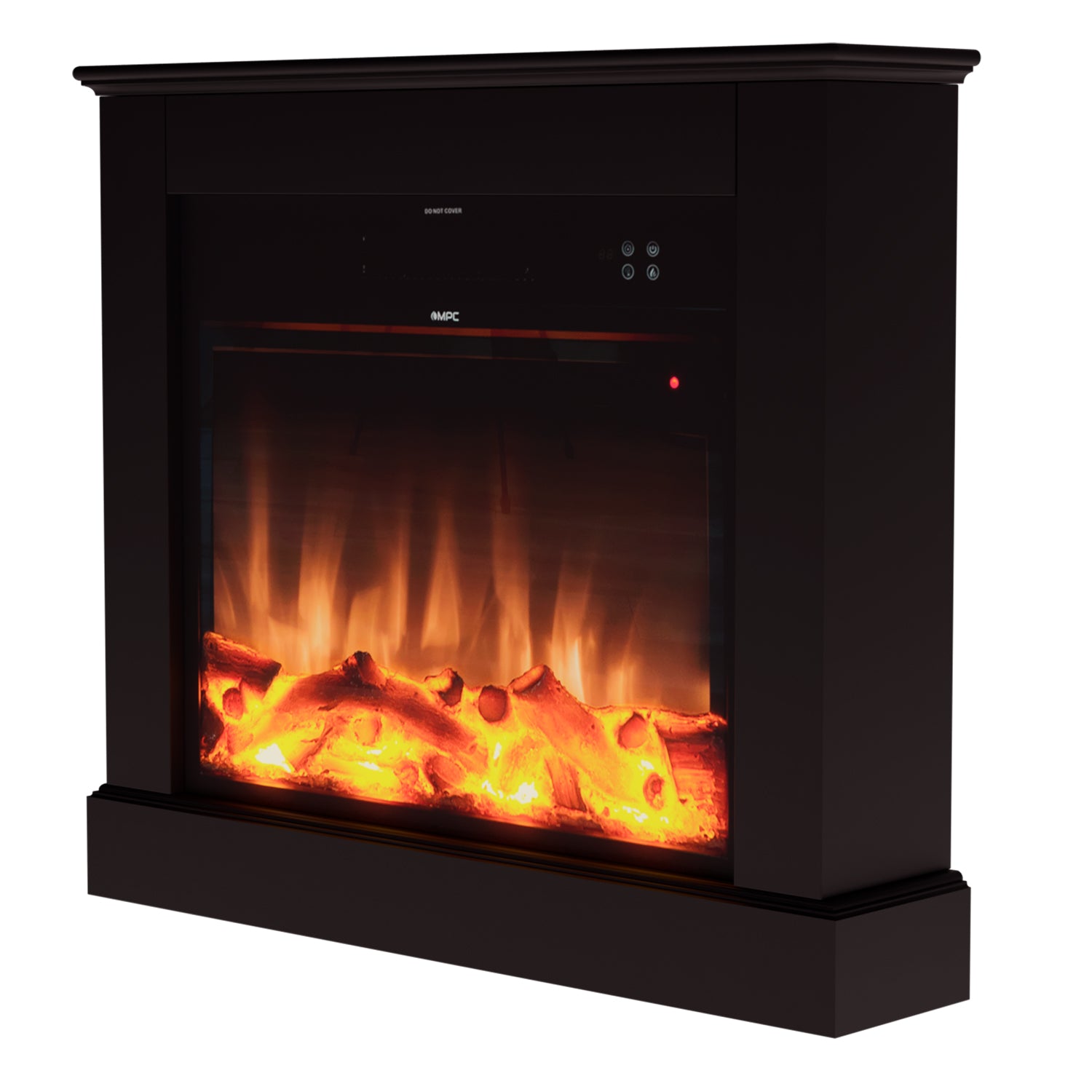 Caminetto Elettrico Camillo Xxl Nero Eleganza e Calore Per La Tua Casa