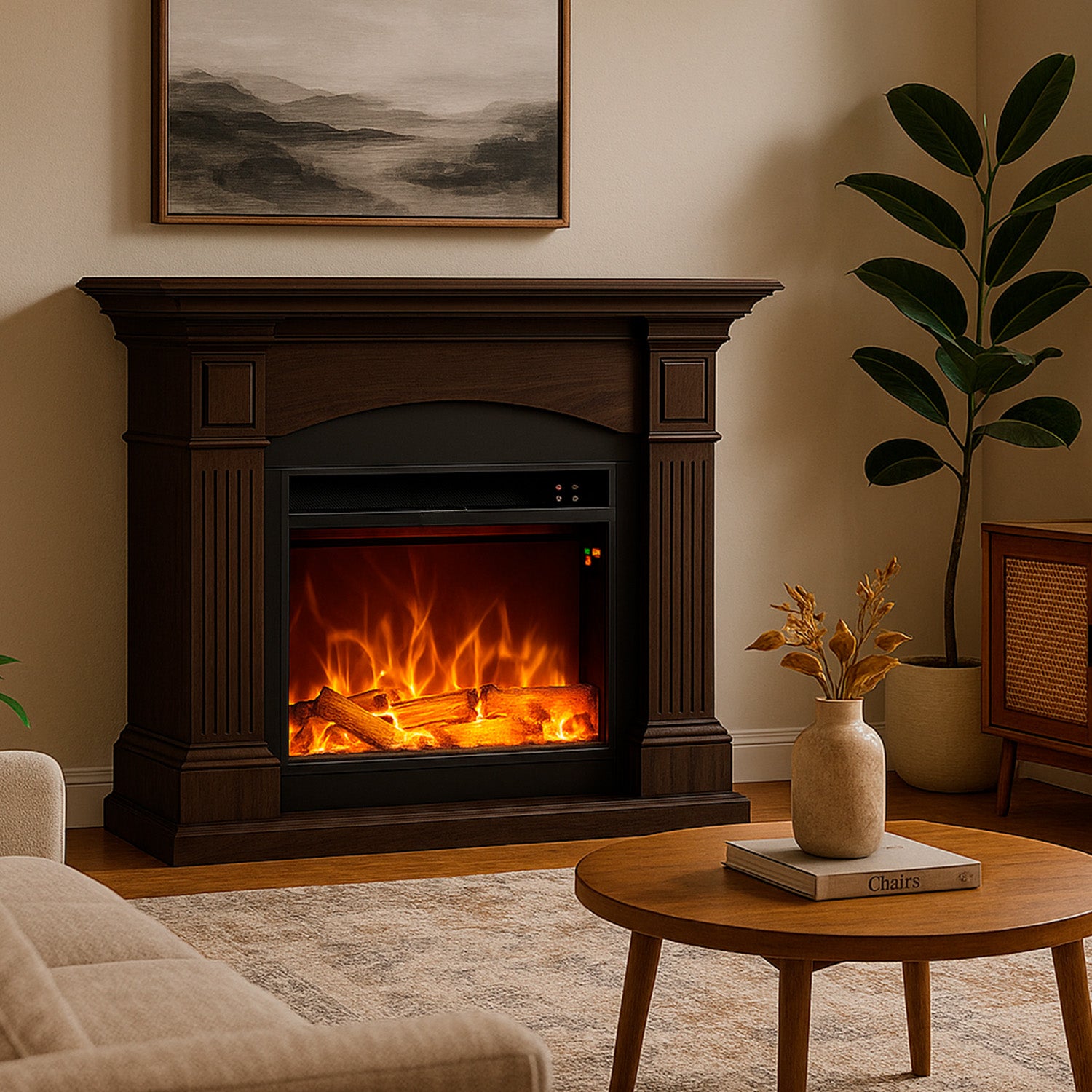Camino Wenge Da Pavimento Eleganza e Calore In Ogni Ambiente