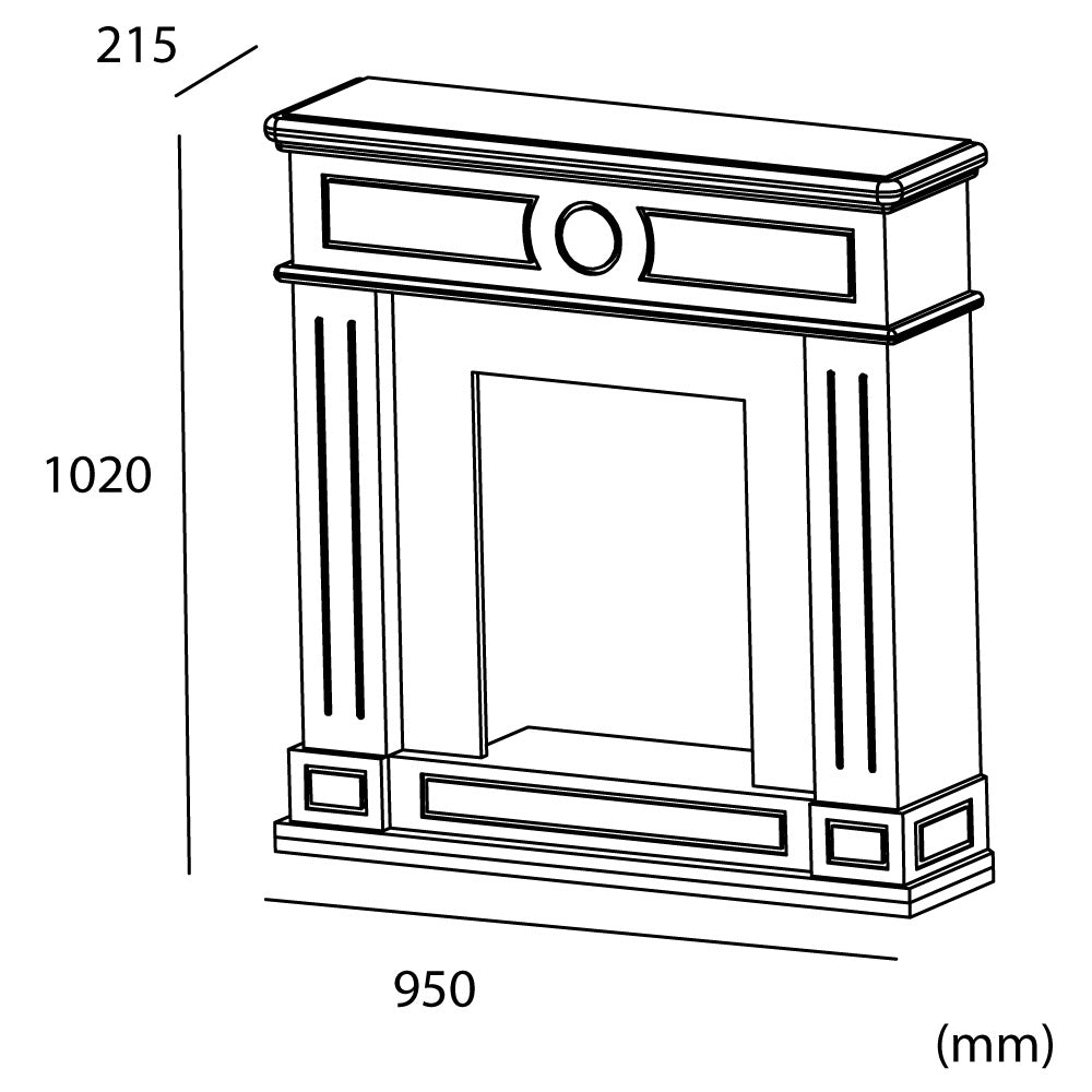 Caminetto Elettrico Bianco Sined Lipari Eleganza e Calore Per La Tua Casa